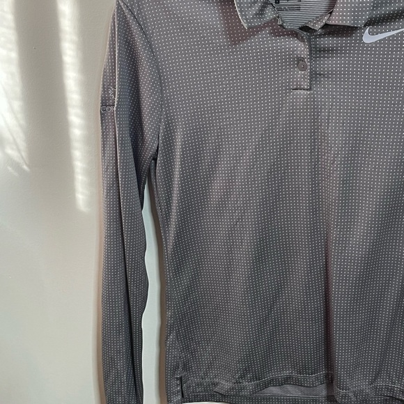 Nike Dri fit Golf Cordillera Gray Polo Shirt Sz Small - Picture 3 of 9